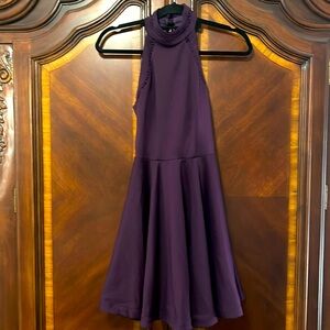 B Darlin Juniors A-line Halter Dress